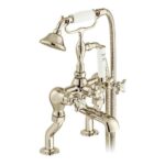 Vado Axbridge Cross Nickel Bath Shower Mixer Tap