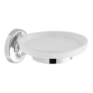 Vado Axbridge Ceramic Soap Dish & Holder Chrome