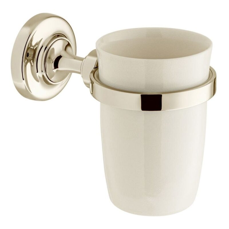 Vado Axbridge Ceramic Tumbler & Holder Nickel