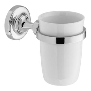 Vado Axbridge Ceramic Tumbler & Holder Chrome