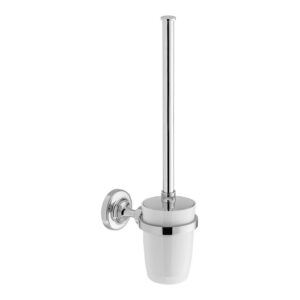 Vado Axbridge Chrome Toilet Brush & Ceramic Holder