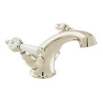 Vado Axbridge Lever Nickel Smooth Body Mono Basin Mixer Tap