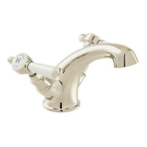 Vado Axbridge Lever Nickel Smooth Body Mono Basin Mixer Tap