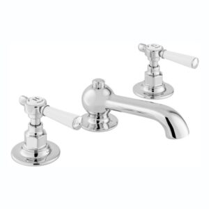 Vado Axbridge Lever Chrome 3 Hole Basin Mixer with Pop-Up Waste