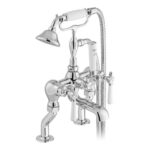 Vado Axbridge Lever Chrome Deck Mounted Bath Shower Mixer Tap