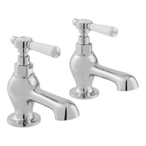 Vado Axbridge Lever Chrome Bath Pillar Taps