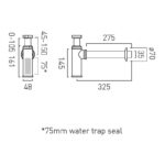 Vado Axbridge Nickel Bottle Trap