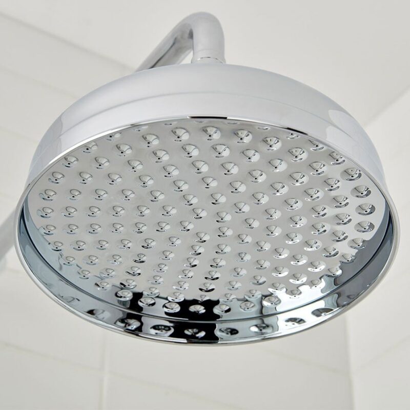 Vado Axbridge Chrome 200mm Shower Head & Arm