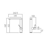 Vado Ion Mono Sink Mixer