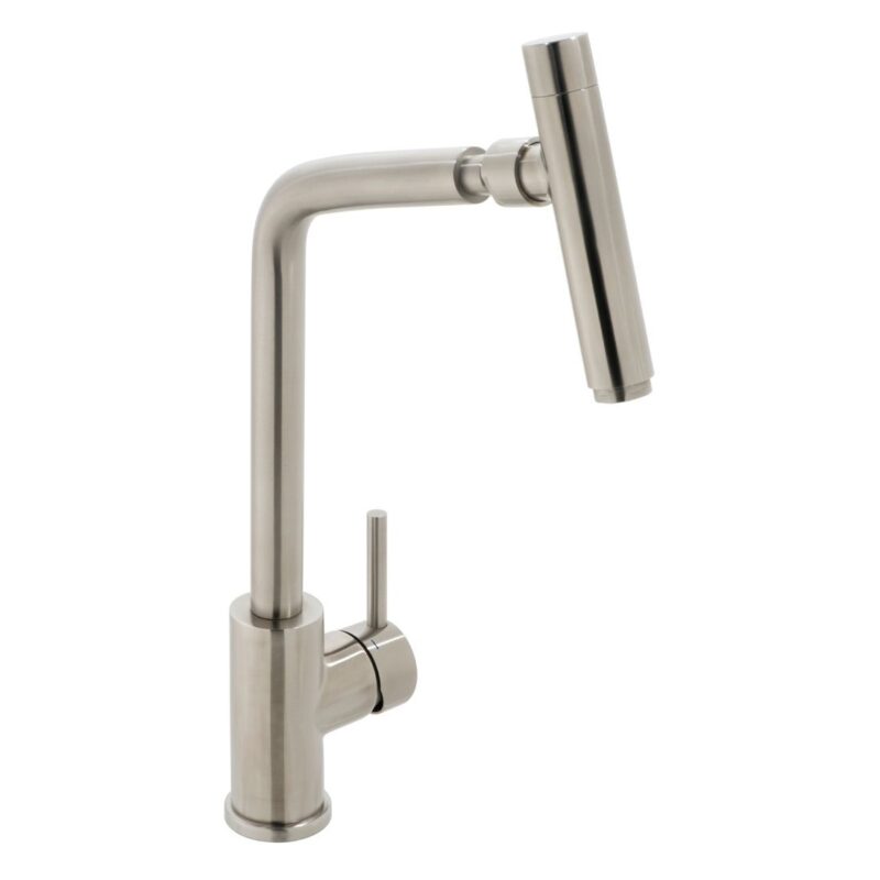 Vado Ascent Mono Sink Mixer Stainless Steel Vado Ascent Mono Sink Mixer Stainless Steel