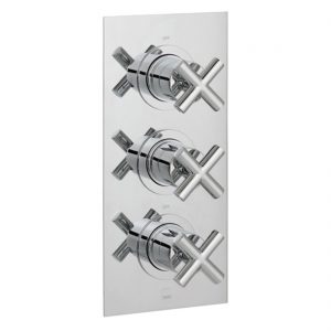 Vado Elements 2 Outlet 3 Handle Thermostatic Valve