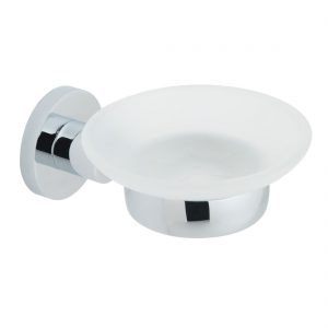 Vado Elements Frosted Glass Soap Dish & Holder