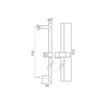 Vado Space Slide Rail with Twist Control
