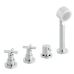 Vado Elements 4 Hole Bath Shower Mixer without Spout