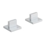 Vado Geo Pair of Deck Mounted Stop Valves