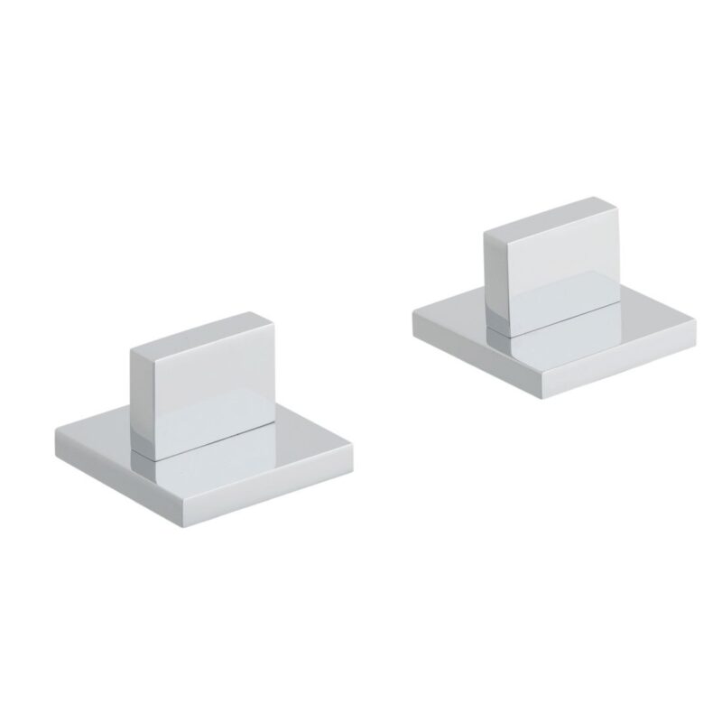 Vado Geo Pair of Deck Mounted Stop Valves