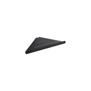 Vado Shama Brushed Black Corner Shelf