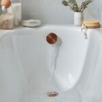 Vado Brushed Bronze Round Clic-Clac Bath Filler Waste & Overflow
