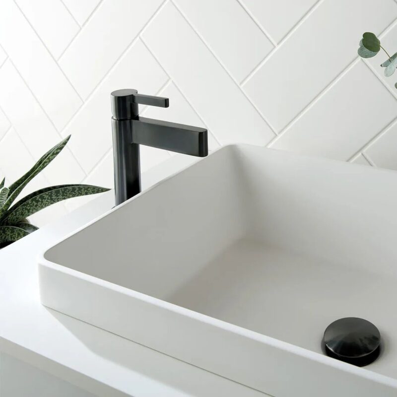Vado Brushed Black Universal Basin Waste
