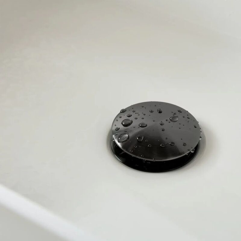 Vado Brushed Black Universal Basin Waste