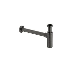 Vado Brushed Black Round Bottle Trap