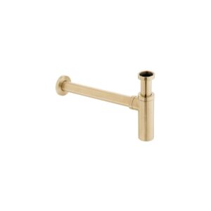 Vado Brushed Gold Round Bottle Trap