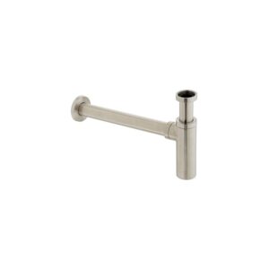 Vado Brushed Nickel Round Bottle Trap