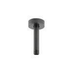 Vado Brushed Black Fixed Ceiling Mounted Shower Arm 100mm