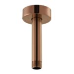 Vado Brushed Bronze Fixed Head Ceiling Mounting Arm 100mm