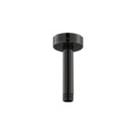 Vado Omika Polished Black Ceiling Shower Arm 100mm