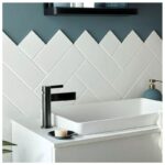 Vado Edit Brushed Black Mono Basin Mixer Tap