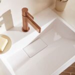 Vado Edit Brushed Bronze Mono Basin Mixer Tap