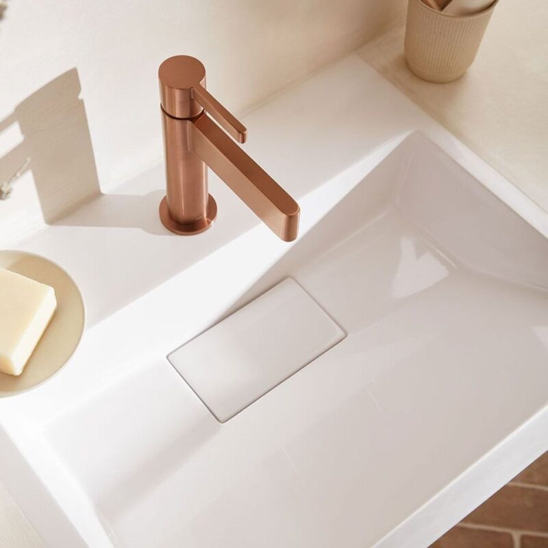 Vado Edit Brushed Bronze Mono Basin Mixer Tap