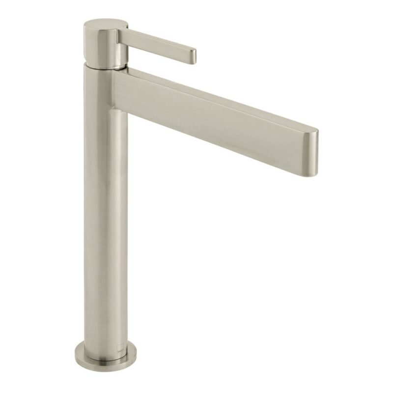 Vado Edit Brushed Nickel Extended Mono Basin Mixer Tap Vado Edit Brushed Nickel Extended Mono Basin Mixer Tap