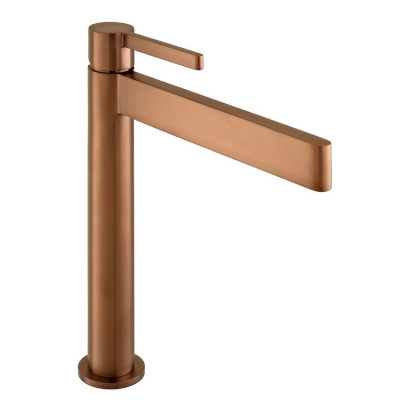 Vado Edit Brushed Bronze Extended Mono Basin Mixer Tap