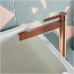Vado Edit Brushed Bronze Extended Mono Basin Mixer Tap