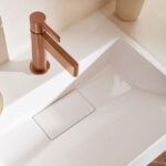 Vado Edit Brushed Bronze Mono Basin Mixer Tap