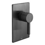 Vado Edit Brushed Black 1 Outlet Single Lever Manual Shower Valve