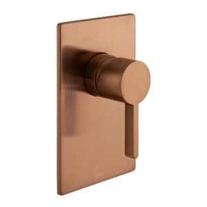 Vado Edit Brushed Bronze 1 Outlet Concealed Manual Valve