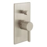 Vado Edit Brushed Nickel 2 Outlet Concealed Single Lever Shower Valve