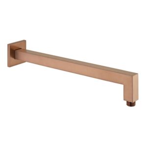 Vado Brushed Bronze Easy Fit Square Shower Arm