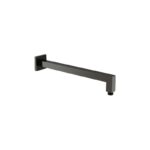 Vado Polished Black Easy Fit Square Shower Arm