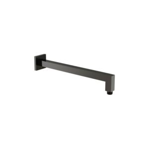 Vado Polished Black Easy Fit Square Shower Arm