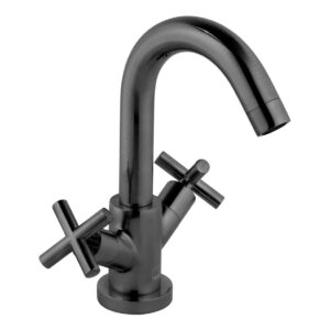 Vado Elements Brushed Black Mono Basin Mixer Tap