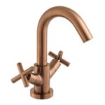 Vado Elements Brushed Bronze Mono Basin Mixer Tap