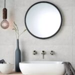 Vado Elements Brushed Nickel Wall Mounted Basin Mixer with 200mm Spout