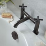 Vado Elements Brushed Black Bath Filler Tap