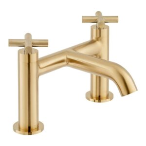 Vado Elements Brushed Gold Bath Filler Tap