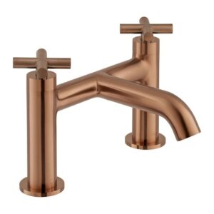 Vado Elements Brushed Bronze Bath Filler Tap