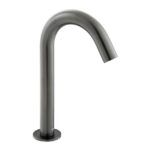 Vado I Tech Brushed Black Infra-Red Deck Mounted Basin Spout